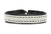 REN handcrafted bracelet with pure pewter braid and minimalist Nordic design from Julevu.