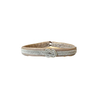 TOGETHER handcrafted bracelet with pewter braid and timeless Nordic design from Julevu.