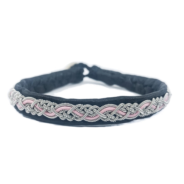 svea pink ribbon bracelet by Julevu